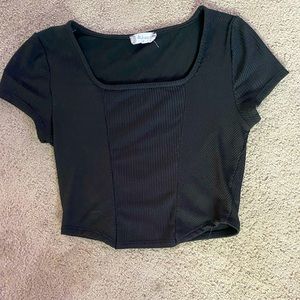 Cute ribbed cropped tight fitting shirt from Altra’d State